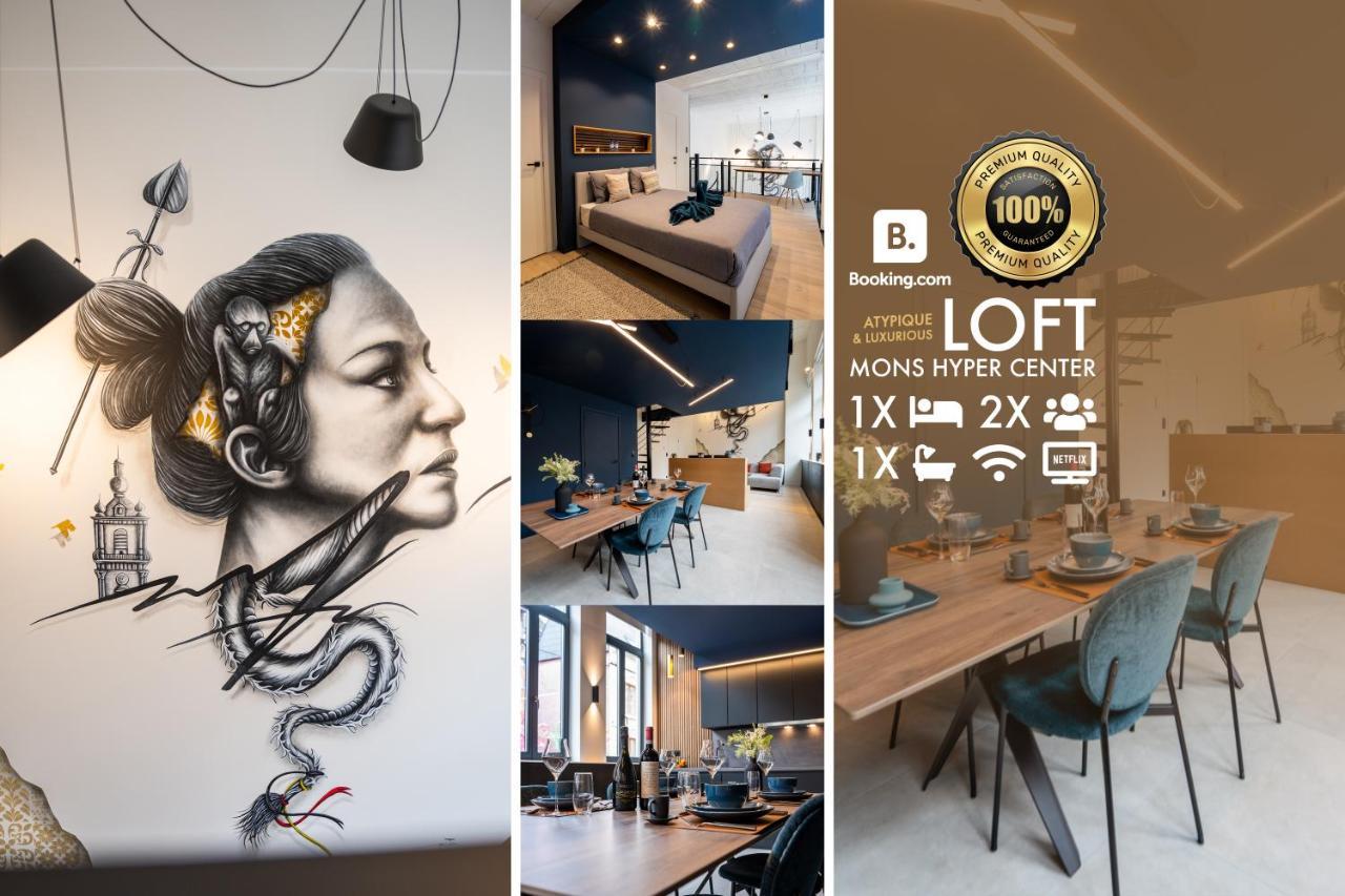 Atypique Loft Mons City Center Exteriér fotografie
